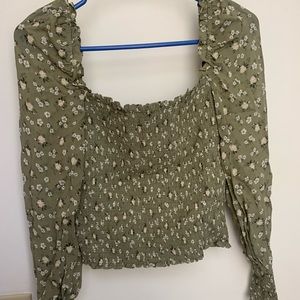 Reformation Olive top